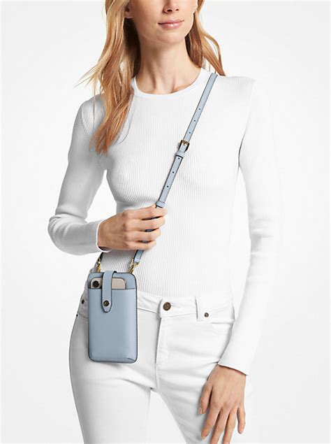 michael michael kors phone crossbody|michael kors smartphone crossbody.